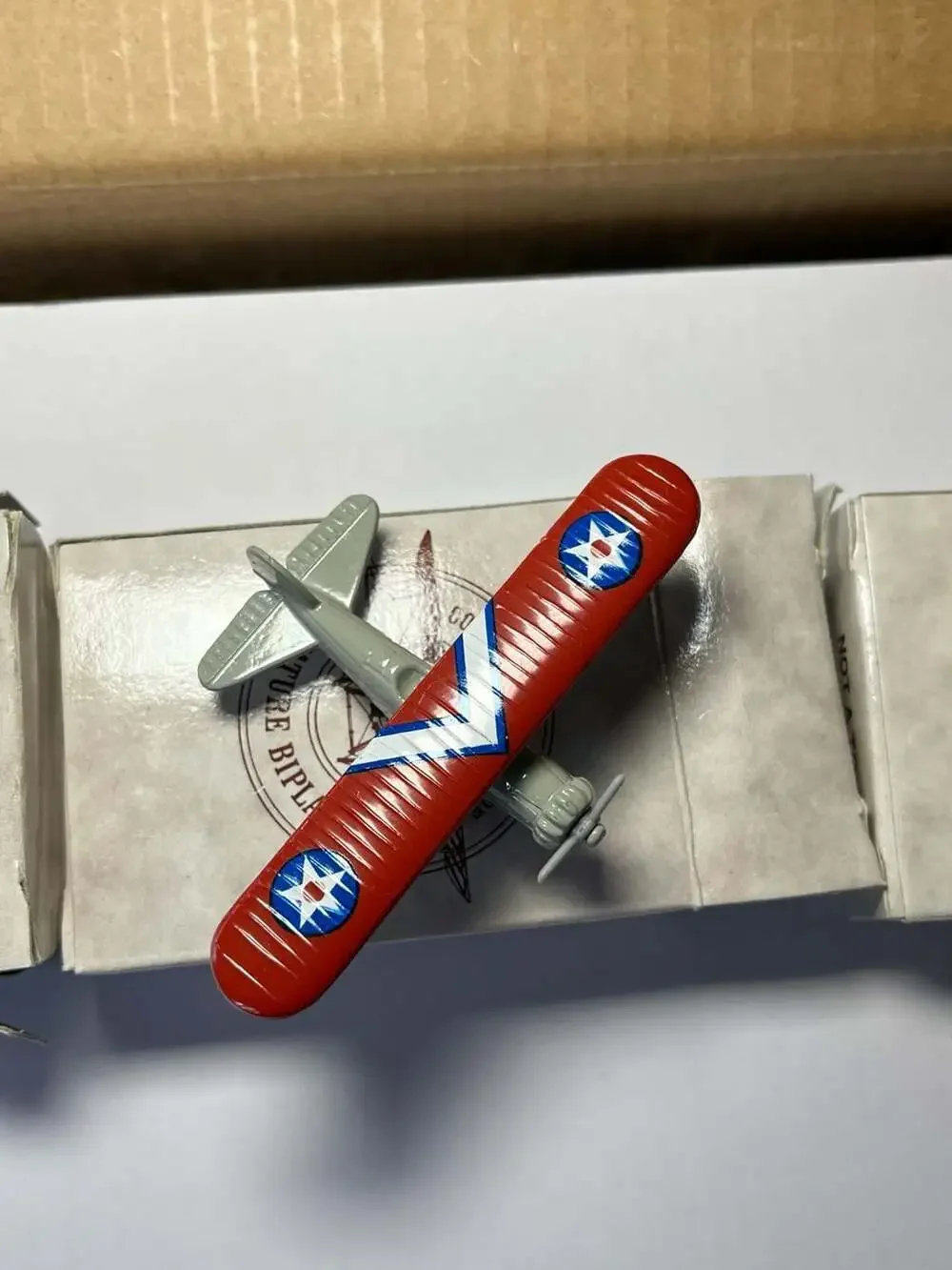 Reader's Digest Collector's Set of 4 Miniature Die-Cast Biplanes